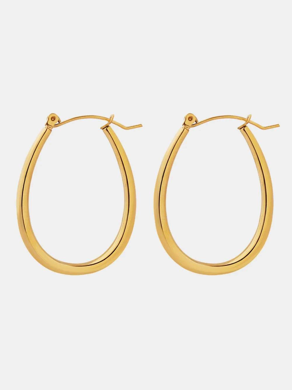 18K Gold-Plated Titanium Steel Earrings - luxurift