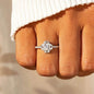 925 Sterling Silver Inlaid Zircon Ring - luxurift