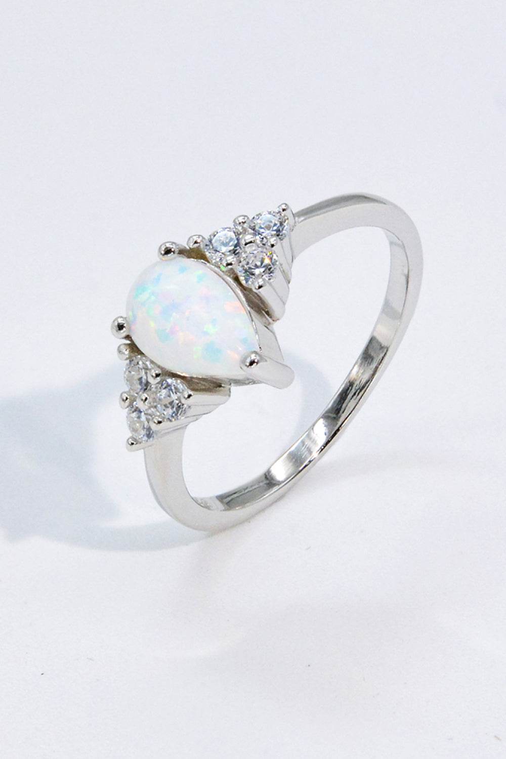 Limitless Love Opal and Zircon Ring - luxurift