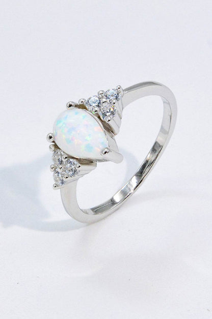 Limitless Love Opal and Zircon Ring - luxurift
