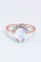 925 Sterling Silver Moonstone Ring - luxurift