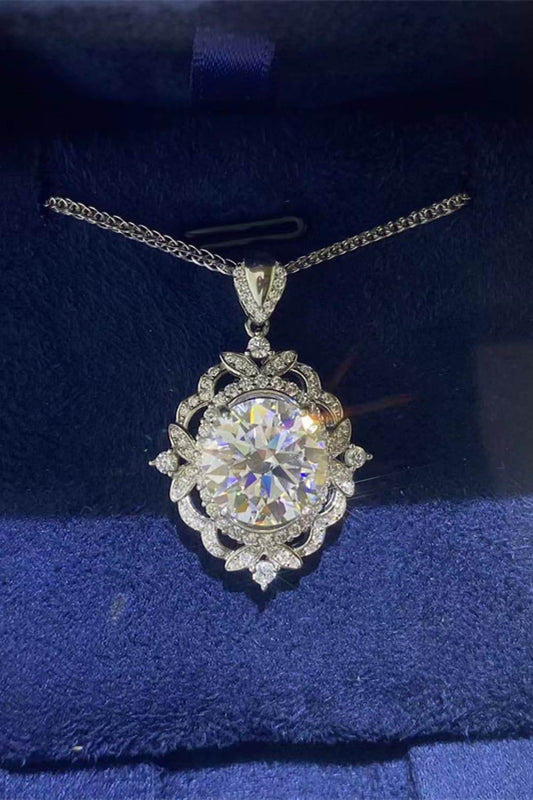 5 Carat Moissanite 925 Sterling Silver Necklace - luxurift