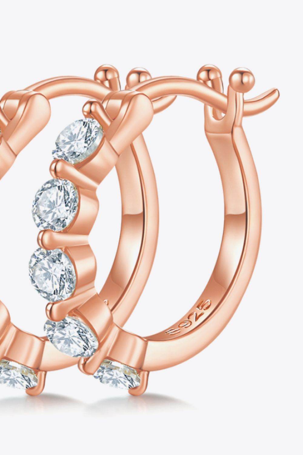 Adored 1 Carat Moissanite 925 Sterling Silver Earrings - luxurift
