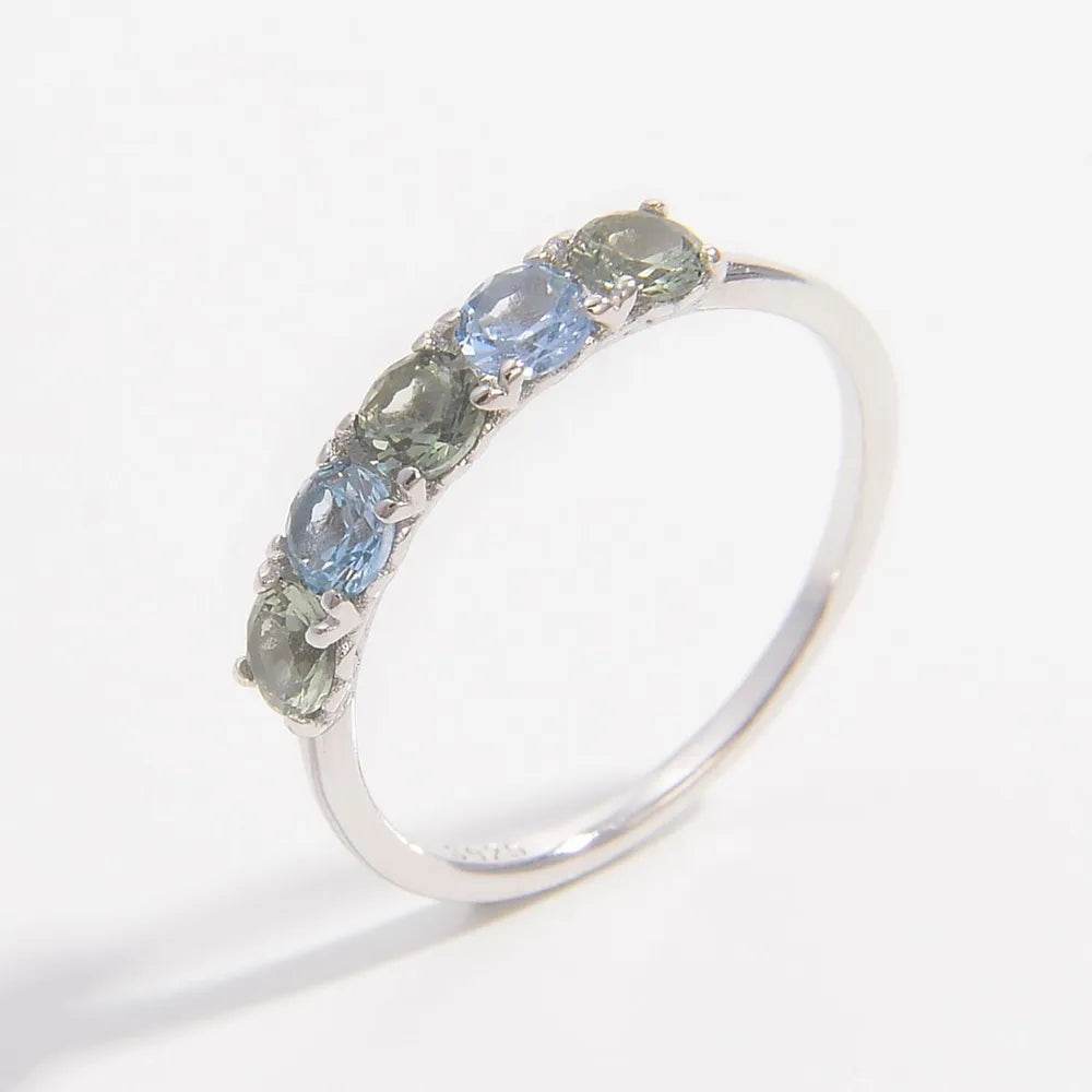 925 Sterling Silver Rhinestone Ring - luxurift