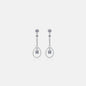 1 Carat Moissanite 925 Sterling Silver Drop Earrings - luxurift
