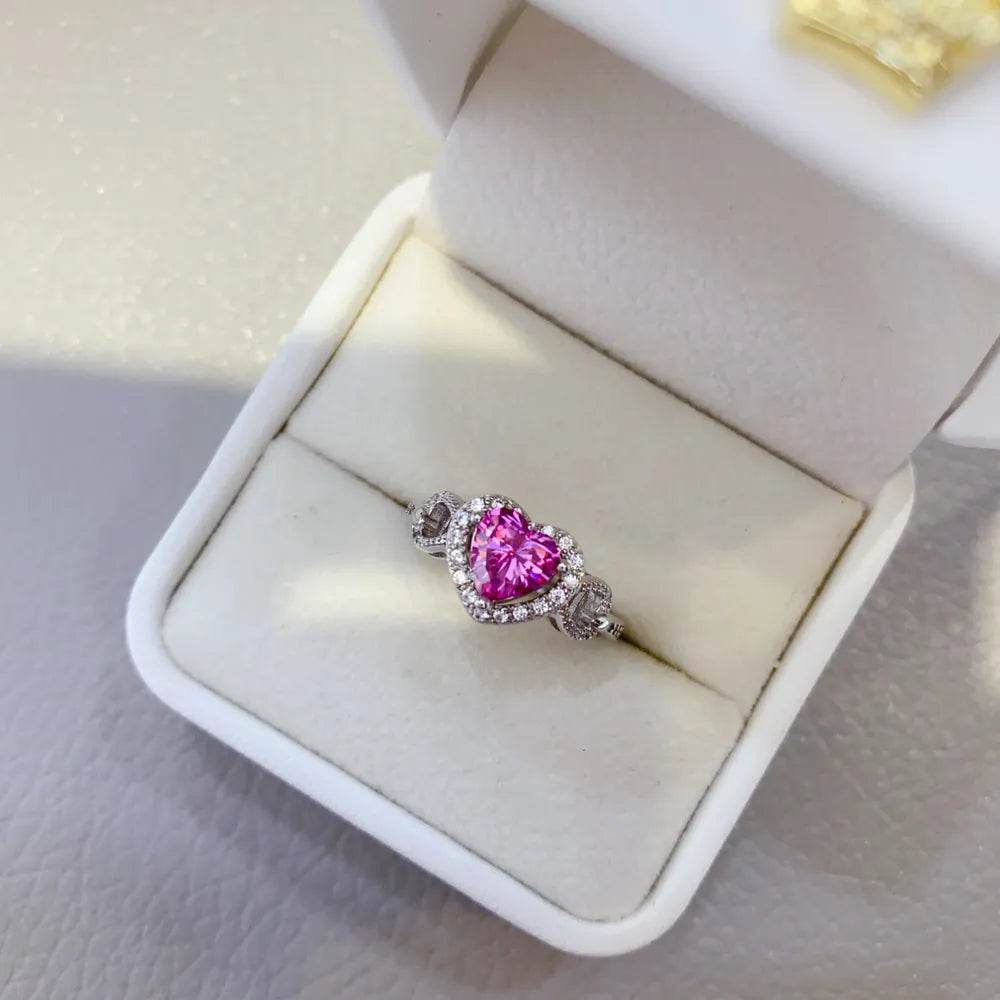 1 Carat Moissanite 925 Sterling Silver Ring - luxurift