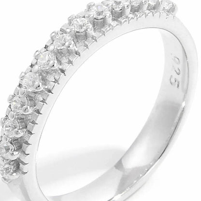 925 Sterling Silver Inlaid Zircon Ring - luxurift