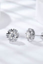 925 Sterling Silver Moissanite Stud Earrings - luxurift