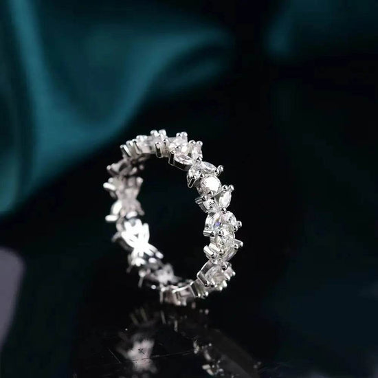 Moissanite 925 Sterling Silver Ring - luxurift