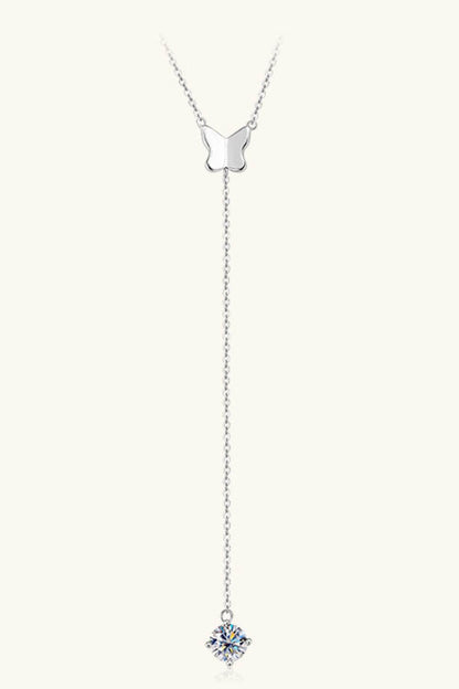 1 Carat Moissanite 925 Sterling Silver Necklace - luxurift