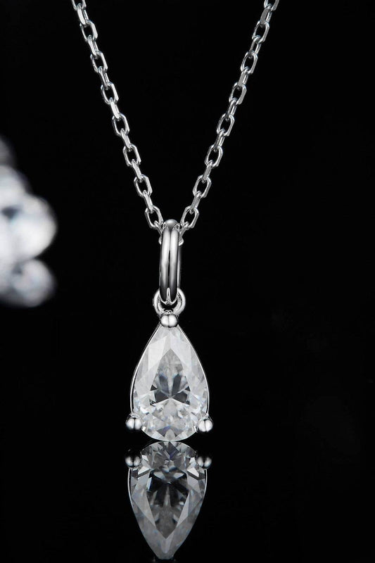 1 Carat Moissanite 925 Sterling Silver Necklace - luxurift