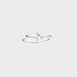 T Shape Inlaid Zircon 925 Sterling Silver Open Ring - luxurift