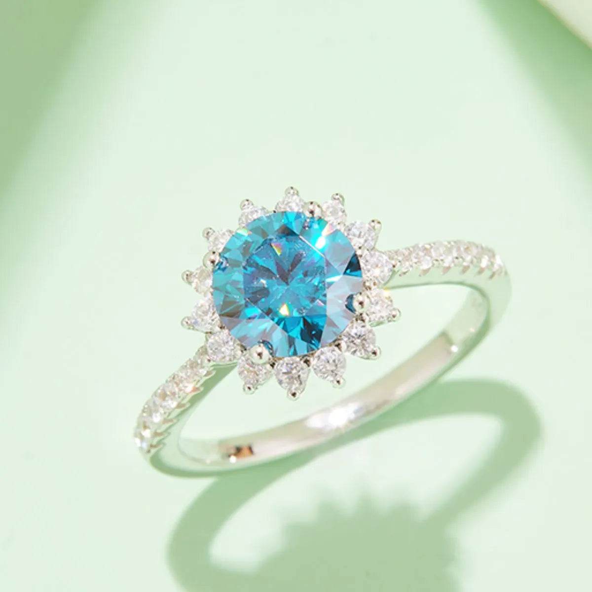2 Carat Moissanite 925 Sterling Silver Ring - luxurift