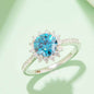 2 Carat Moissanite 925 Sterling Silver Ring - luxurift