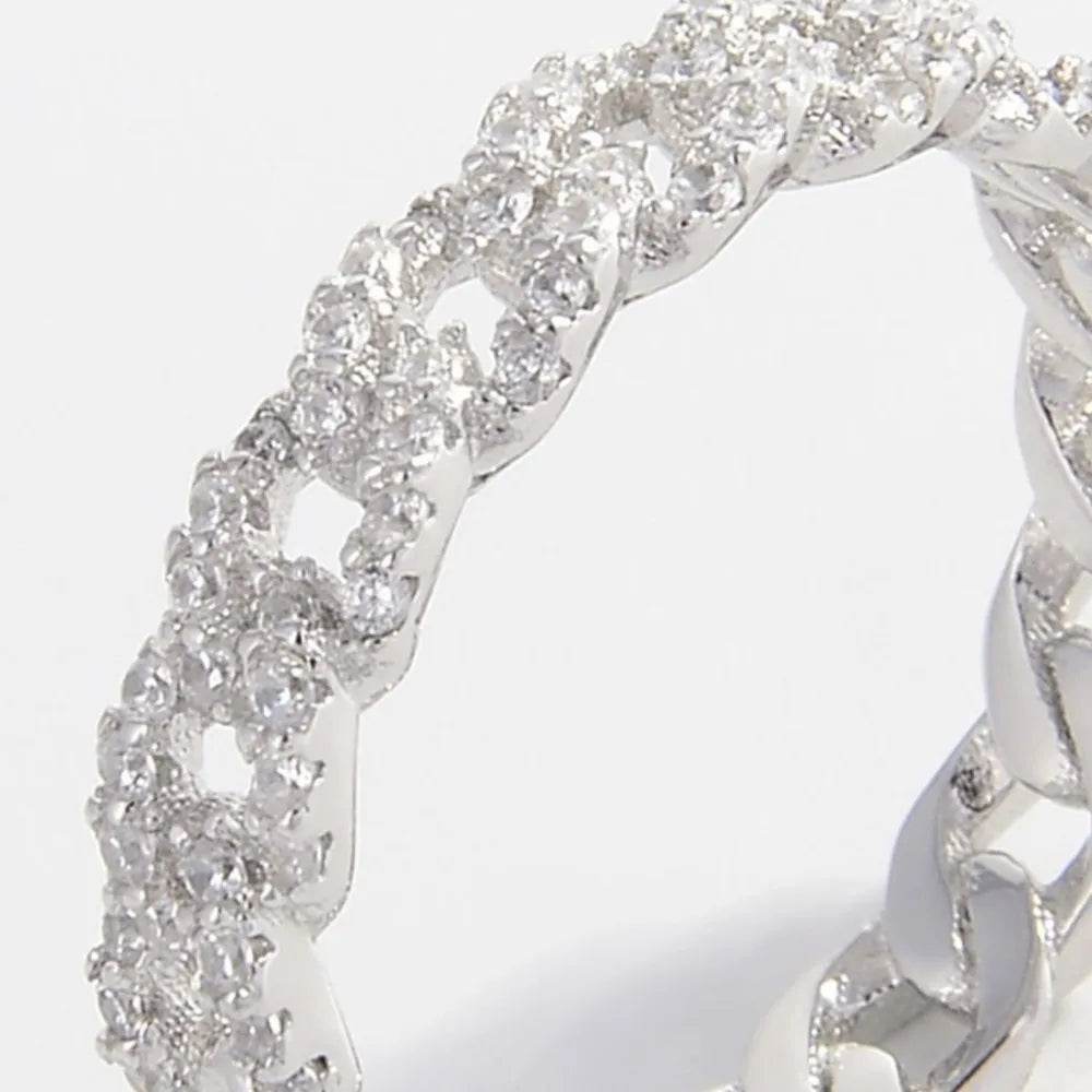 925 Sterling Silver Inlaid Zircon Ring - luxurift