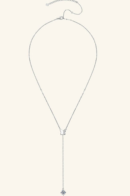 1 Carat Moissanite 925 Sterling Silver Necklace - luxurift