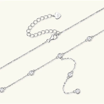 1.1 Carat Moissanite 925 Sterling Silver Necklace - luxurift