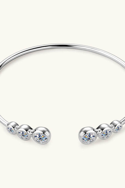 1.8 Carat Moissanite 925 Sterling Silver Bracelet - luxurift