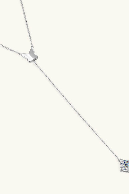 1 Carat Moissanite 925 Sterling Silver Necklace - luxurift
