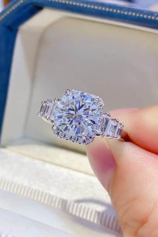 3 Carat Moissanite 925 Sterling Silver Ring - luxurift