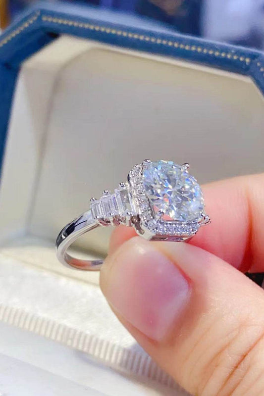 3 Carat Moissanite 925 Sterling Silver Ring - luxurift