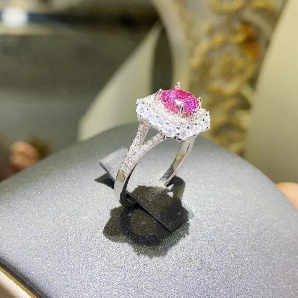 1 Carat Moissanite Zircon 925 Sterling Silver Ring - luxurift