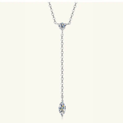 Moissanite 925 Sterling Silver Necklace - luxurift