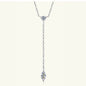Moissanite 925 Sterling Silver Necklace - luxurift