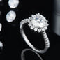 2 Carat Moissanite 925 Sterling Silver Ring - luxurift