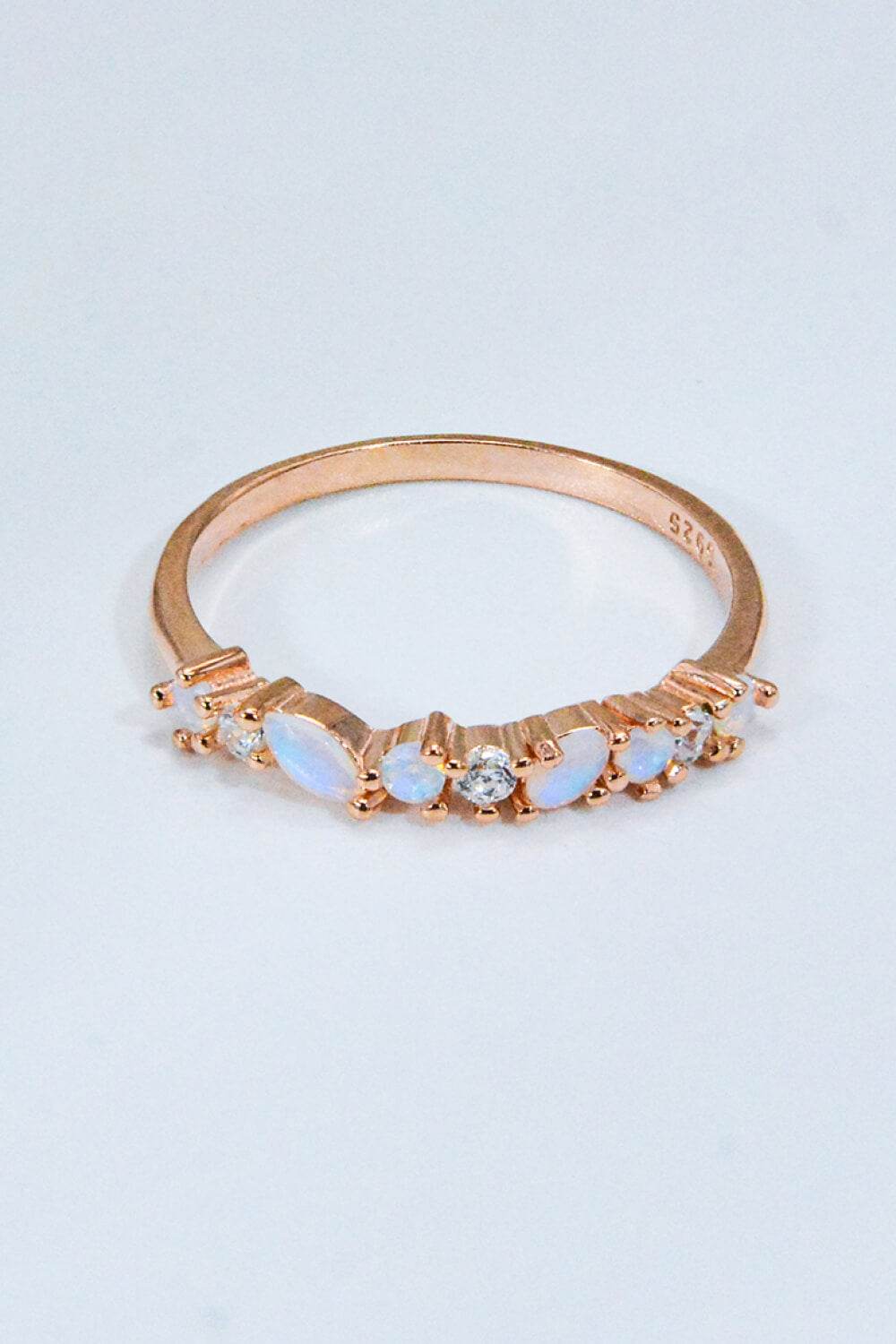 Moonstone and Zircon Decor Ring - luxurift