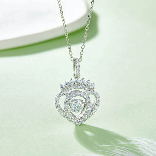 Moissanite 925 Sterling Silver Necklace - luxurift