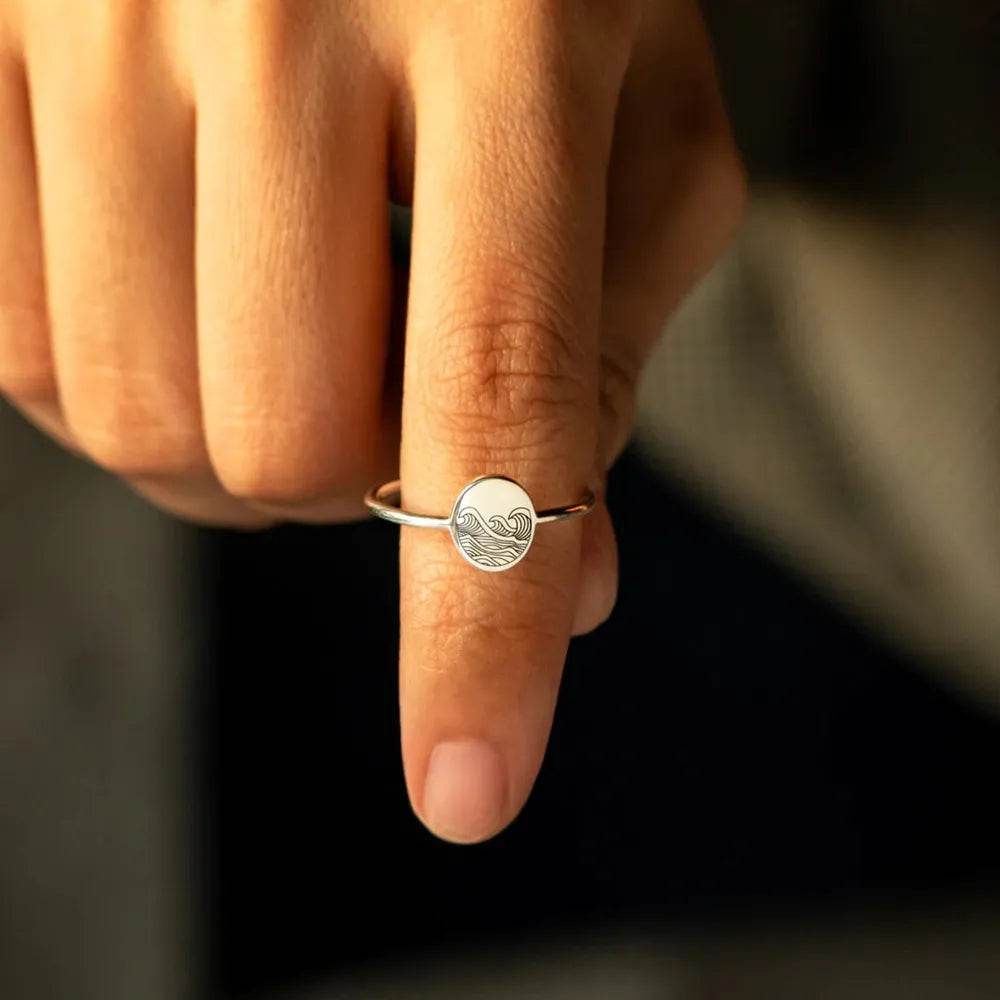 925 Sterling Silver Signet Ring - luxurift