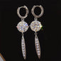 10 Carat Moissanite 925 Sterling Silver Earrings - luxurift