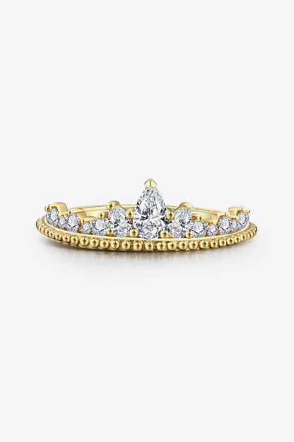 Crown Shape Moissanite Ring - luxurift