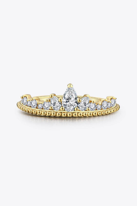 Crown Shape Moissanite Ring - luxurift