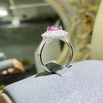 1 Carat Moissanite Zircon 925 Sterling Silver Ring - luxurift