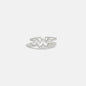 Wave Shape Inlaid Zircon Open Ring - luxurift