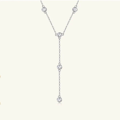 1.1 Carat Moissanite 925 Sterling Silver Necklace - luxurift