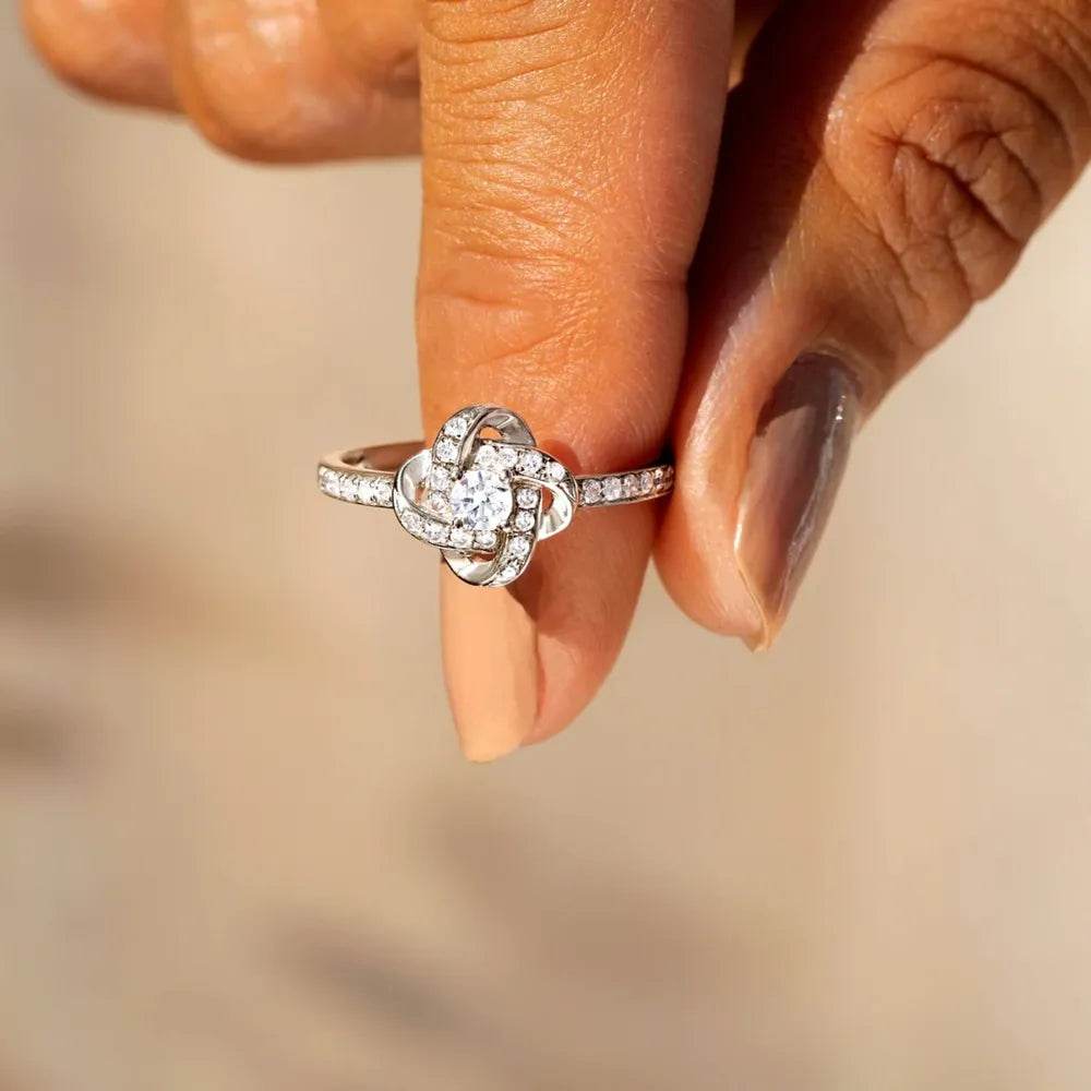 925 Sterling Silver Inlaid Zircon Ring - luxurift
