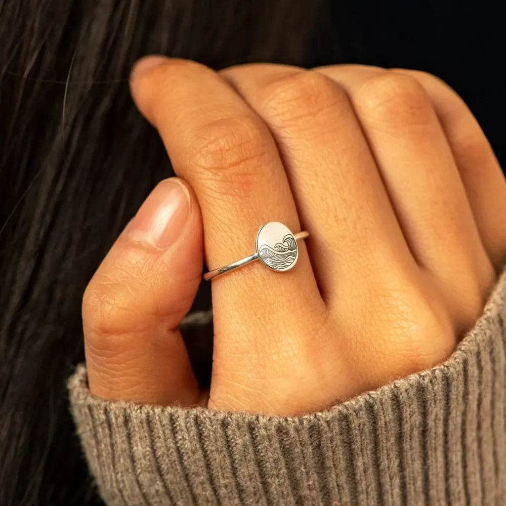 925 Sterling Silver Signet Ring - luxurift