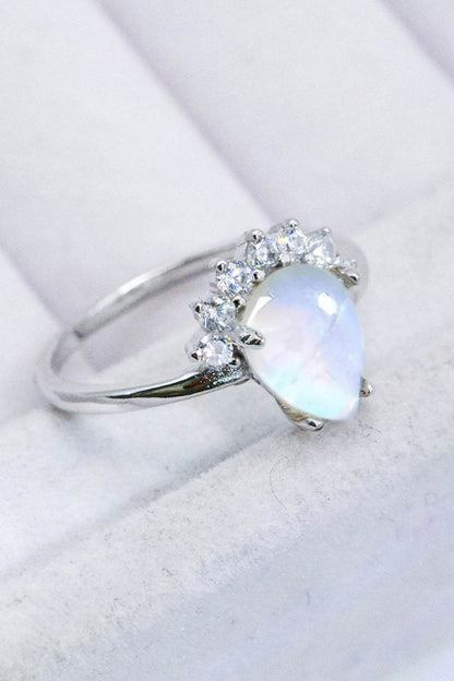 925 Sterling Silver Moonstone Ring - luxurift