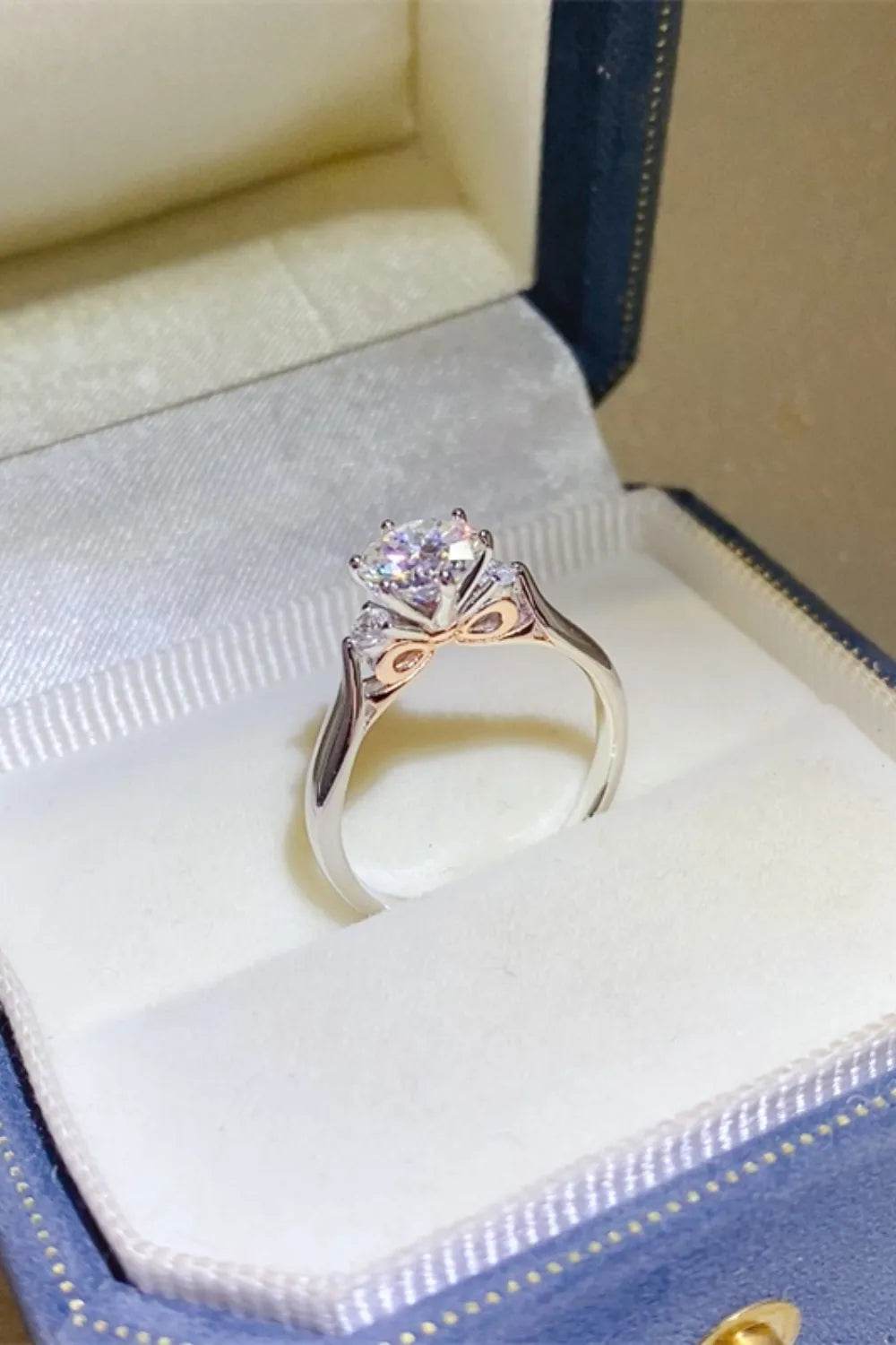 2 Carat Moissanite 925 Sterling Silver Ring - luxurift