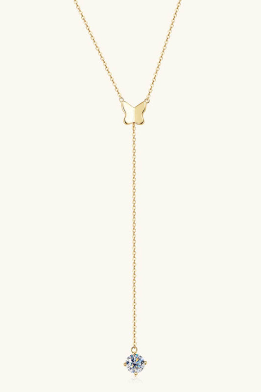 1 Carat Moissanite 925 Sterling Silver Necklace - luxurift