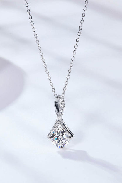 Special Occasion 1 Carat Moissanite Pendant Necklace - luxurift