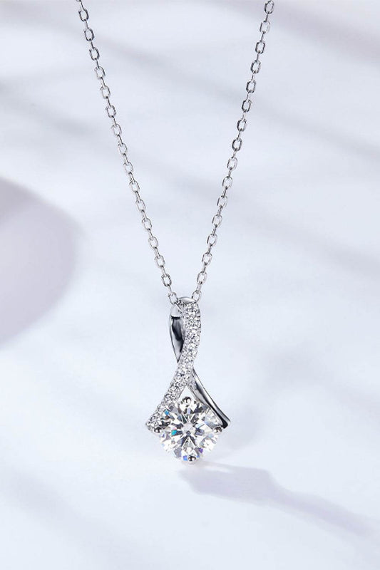 Special Occasion 1 Carat Moissanite Pendant Necklace - luxurift