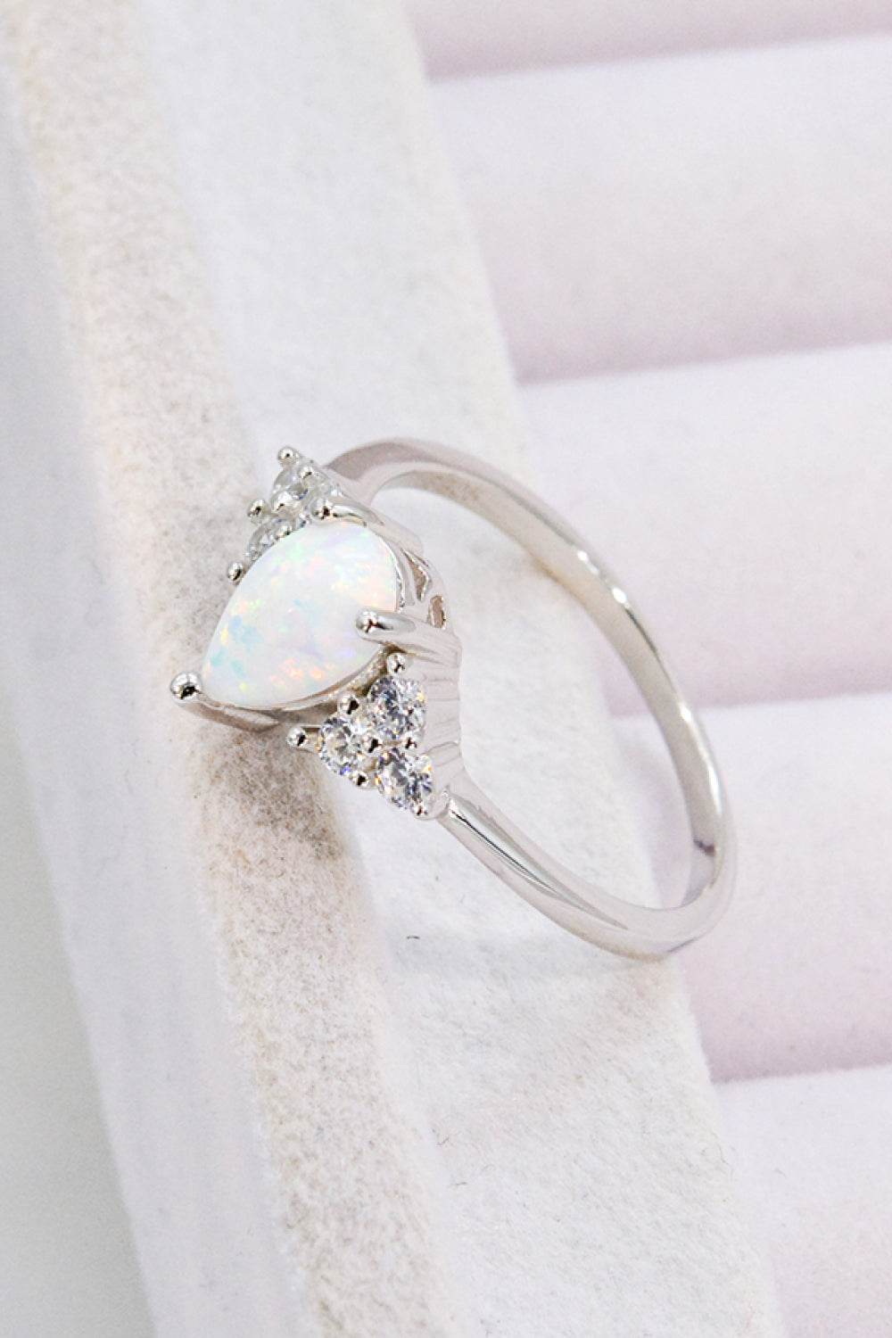 Limitless Love Opal and Zircon Ring - luxurift