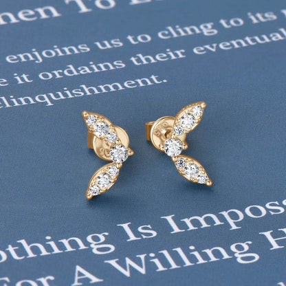 Moissanite 925 Sterling Silver Stud Earrings - luxurift
