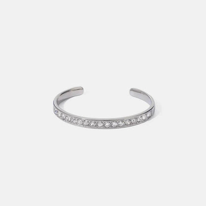 Stainless Steel Inlaid Zircon Bracelet - luxurift
