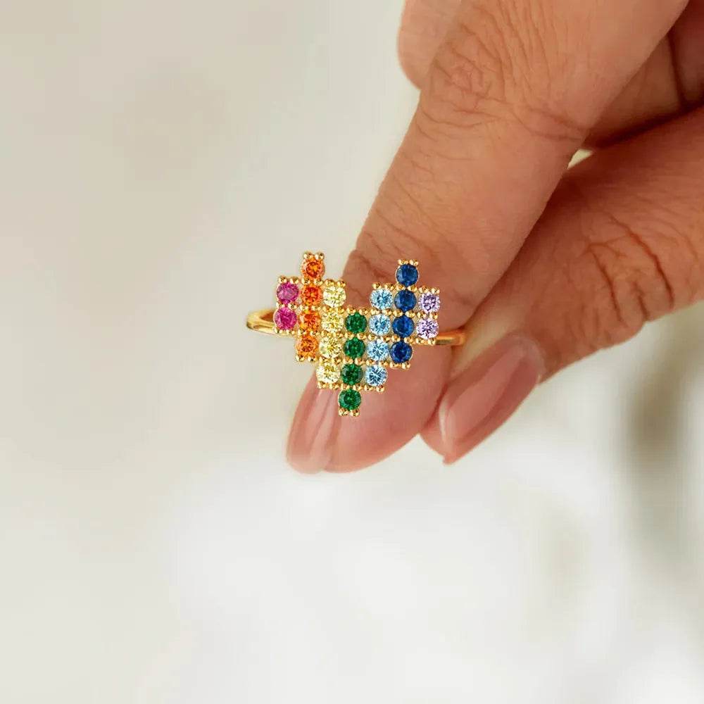 Heart Shape Zircon 925 Sterling Silver Ring - luxurift