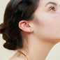 Moissanite 925 Sterling Silver Stud Earrings - luxurift